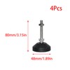 Lilaly 4 Pcs M8 * 50 Metal Adjustable Leveling Feet