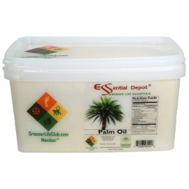Essential Depot Palm Oil - RSPO, Food Safe - 7lb - Greener Life Club Box
