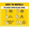 Rain-X 5079280-2-5PK Latitude 2-IN-1 Water Repellency Wiper Blade, 24" (Pack