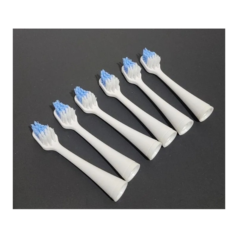 smileactives 6 pack Smileactives Vibrite Sonic Electric Toothbrush Replacement brush