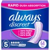 Always Discreet Adult Incontinence Pads for Women, Drier, 5 Drop