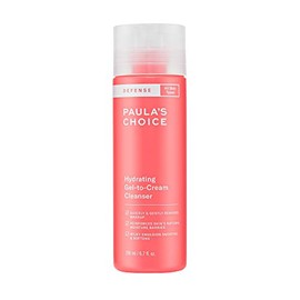 Paulas Choice-DEFENSE Hydrating Gel-to-Cream Facial Cleanser with Green Tea, Licorice, Aloe  Soy, Anti-Pollution and Free Radical Damage Protection...