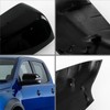 1 Pair Glossy Black Side Mirror Cover Caps for Ford