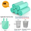 AYOTEE 125 Count 2.6 Gallon Compostable Small Trash Bags with