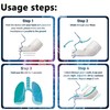 SEABABOO Respiratory Lung Expander Hand Respiratory Exerciser Pulmonary Breathing Trainer