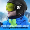 Innerking Ski Goggles Interchangeable Magnetic Replacment Lens Snow Goggles for