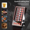 Commercial Kitchen Timer with 6 Channels, Professional LED Digital Timer