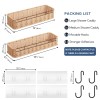 Granny Says 2 Pack Shower Caddy Rack Hanging Bathroom Shelves