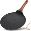 ESLITE LIFE 9.5 Inch Crepe Pan with Spreader, Nonstick Ceramic