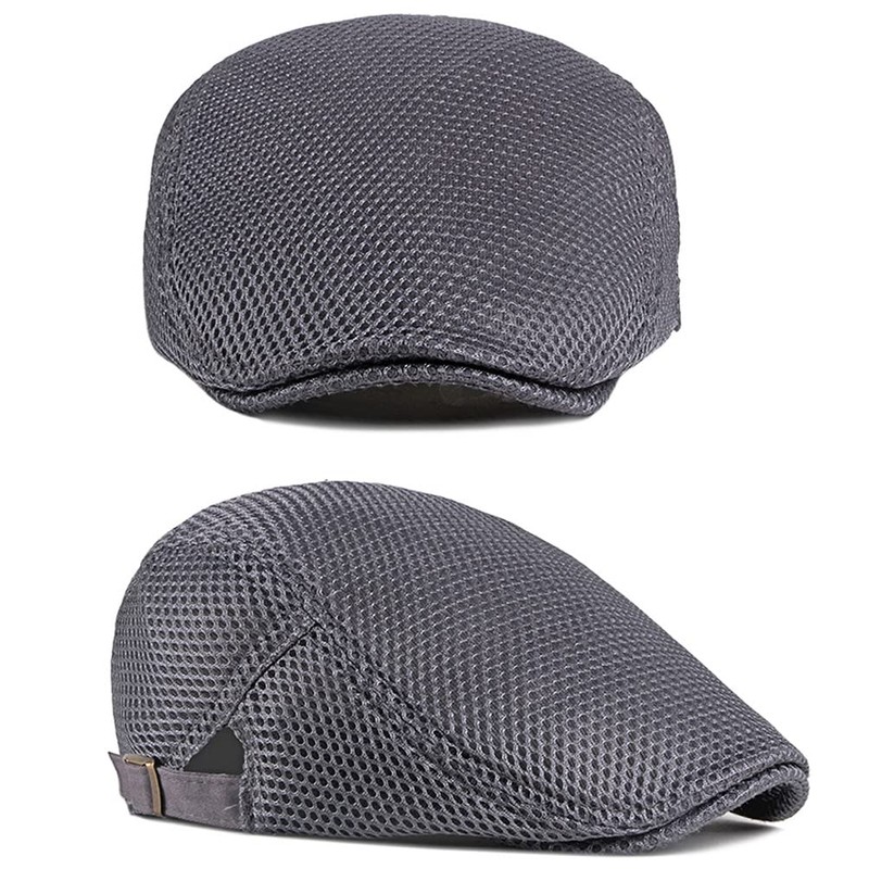 ALL IN ONE CART Men's Breathable Mesh Summer Hat Flat