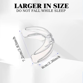 Anti Snoring Mouth Guard Device, Mouth Snore Sleep Devices, Orthodontic Braces to Prevent Snoring Snore Stopper Mouthpiece - Stop Snoring Aids for Women Men