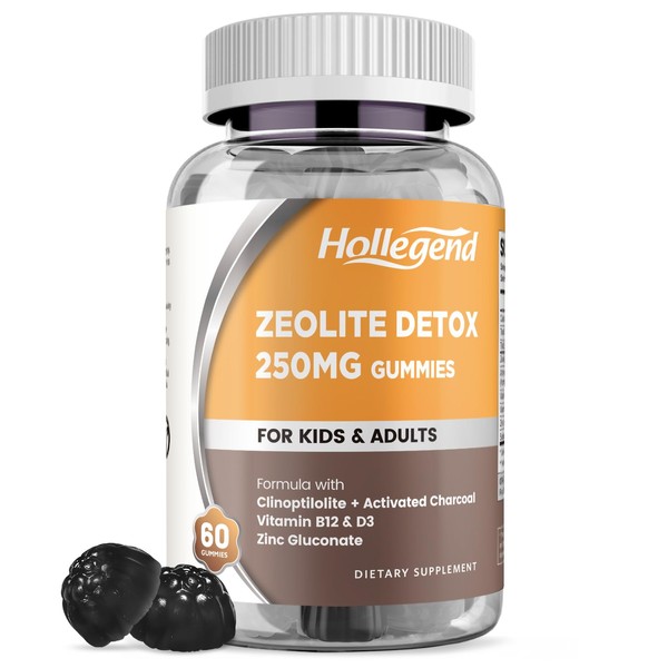 Zeolite Detox for Kids Gummies with Activated Charcoal, Clinoptilolite Zeolite