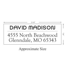 IMPRINT360, Return Address Stamp, Custom Address Stamp, Address Stamp - Self-Inking