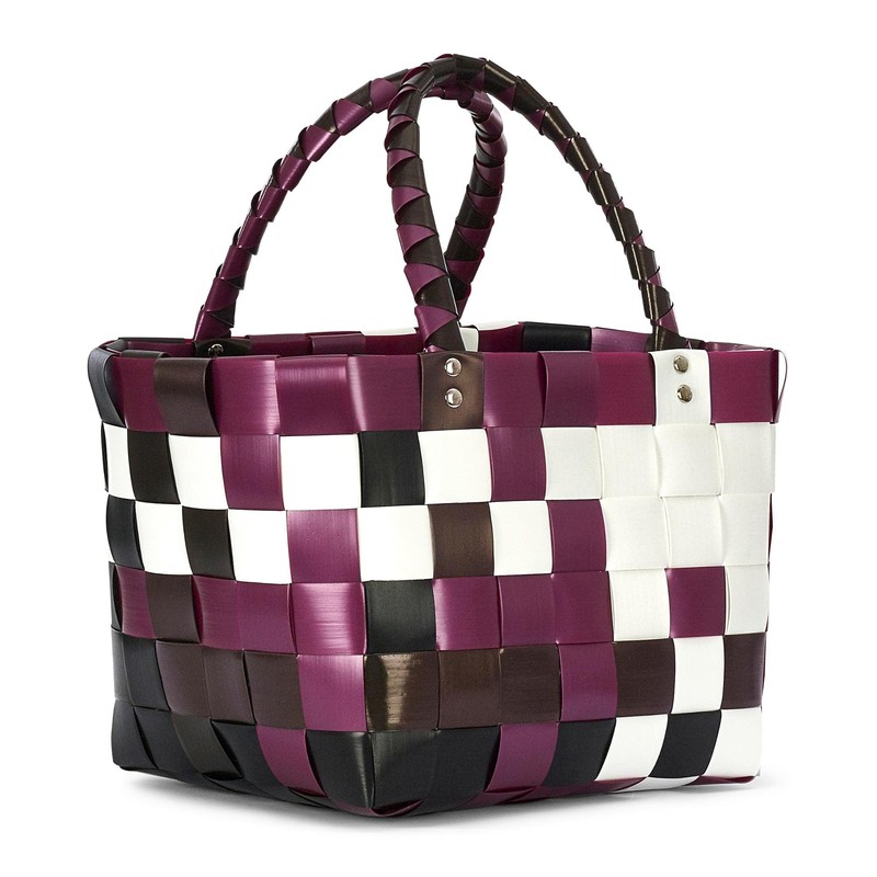 Witzgall Ice-Bag Mini Shopper 5008-01 Original Shopping Basket Dark Red/White