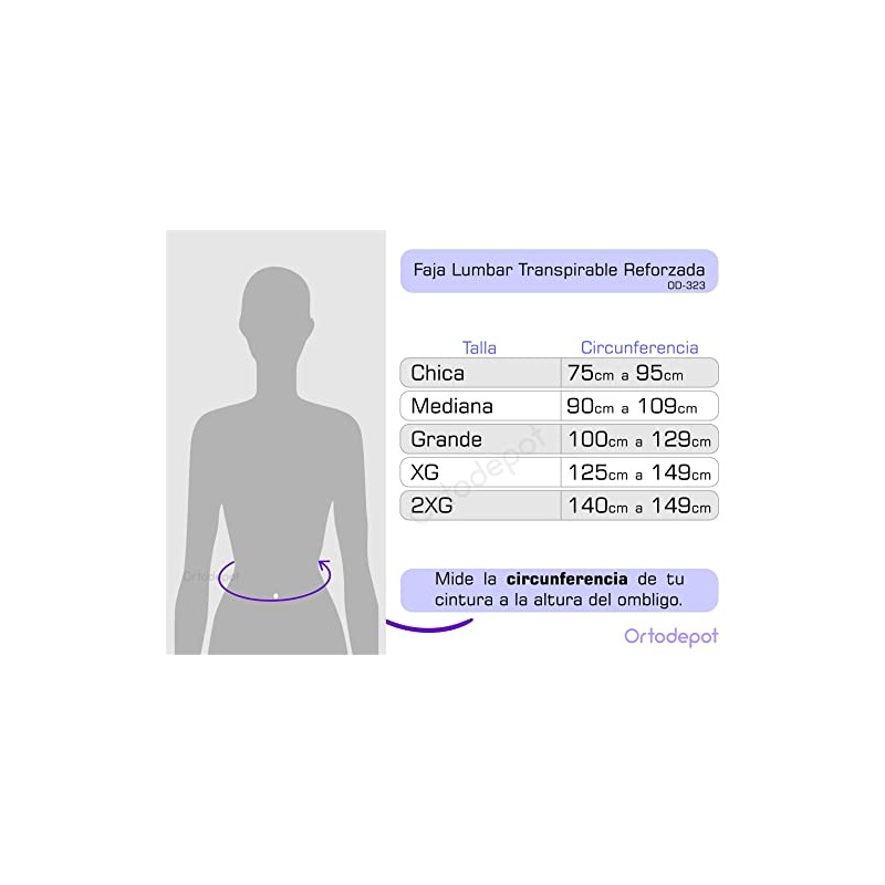 Faja Sacrolumbar Transpirable