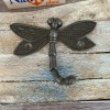 The Nautical Place Cast Iron Dragonfly Wall Hooks - Original