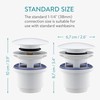 Navaris Pop-Up Drain Valve 1 1/4 Inch - Universal Drain