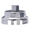 ELECHOI 64mm 14 Flutes/4 Slots Oil Filter Cap Wrench Removal