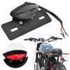 JMTBNO Motorcycle LED Rear Light Brake Light Number Plate Light