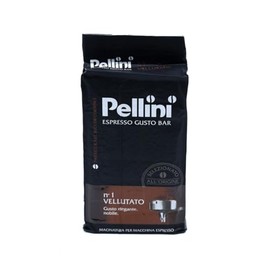 Pellini Gusto Bar Vellutato N.1, Medium Roast, Arabica and Robusta, Ground Coffee, 250gr (8.8oz)