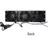 Kutatek Rack Mount Fan Panel 3U, Intake Airflow, for Cooling