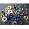 RISON Titanium Nut Titanium Flange Full Metal Lock Nut M10