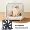 USB Cooling Fan - 120mm Window Fan,Quiet Computer Cooling Fan,