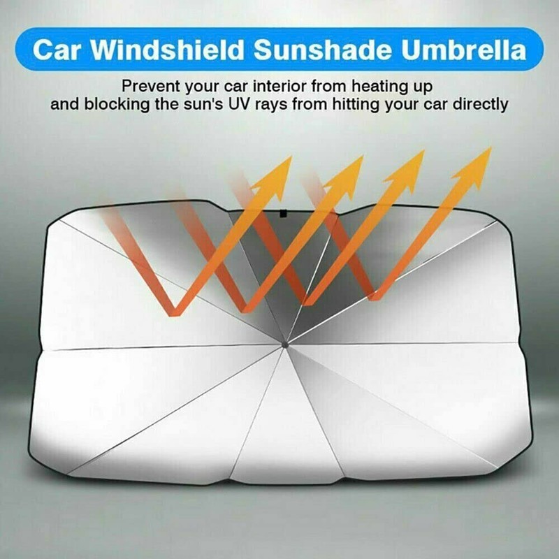 Foldable Car Windshield Sunshade Umbrella Front Window Cover Visor Sun