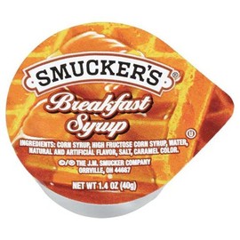 Smucker's Breakfast Syrup, 1.4 oz, 100 count