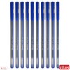 ELKOS BLUE Ballpoint Pens, 0.7mm Fine Point, Pack of 10,