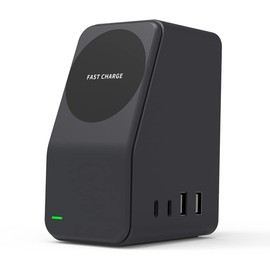 SANXIN Fast Magnetic Wireless Charger Qi Fast Charging Dock Station Magnetic Splicing 15W Smart Wireless Chargers Stand