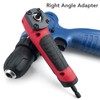 Right Angle Drill Adapter Hex Interface Electric Screwdriver Corner Attachment