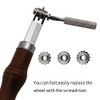 Leathercraft Spacer Tool Spacer Embossing System Set Sewing Stitch Spacer