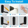 Aracombie Folding Wall Hooks, 2Pcs Heavy Duty Folding Coat Hooks