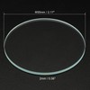 PATIKIL 2.17x0.08 Dia Flashlight Glass Lens, 2 Pcs Polished Edge