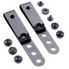 [2 Pack w/Hardware] HolsterSmith Universal Metal Belt Clip for Holster
