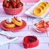 Talisman Designs Strawberry Slicer, 2-in-1 Kitchen Tool with Stainless Steel