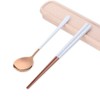 2 Pieces Outdoor Flatware, Baikai Stainless Steel Portable Utensils Set