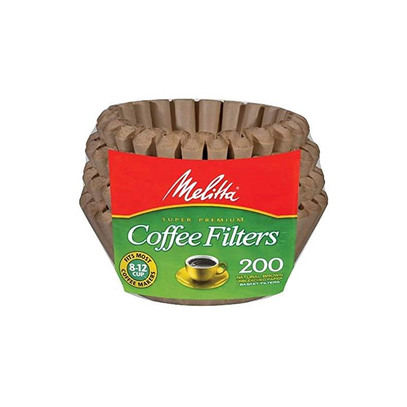Melitta 62957 8 To 12 Cup Natural Brown Basket Coffee