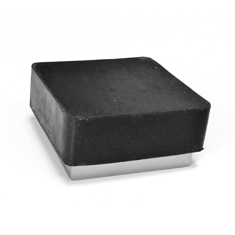 JTS Steel Bench Block W/Rubber Base 2-1/2" Square 1" Thick