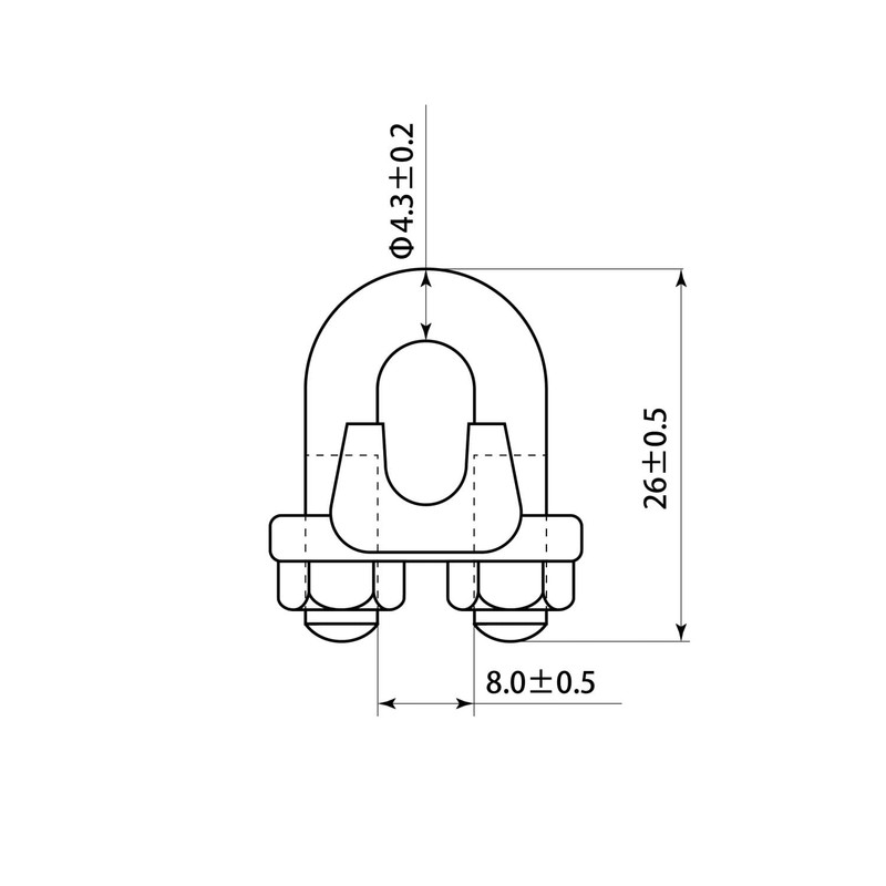 aiai 15-213 (5) Stainless Wire Clips