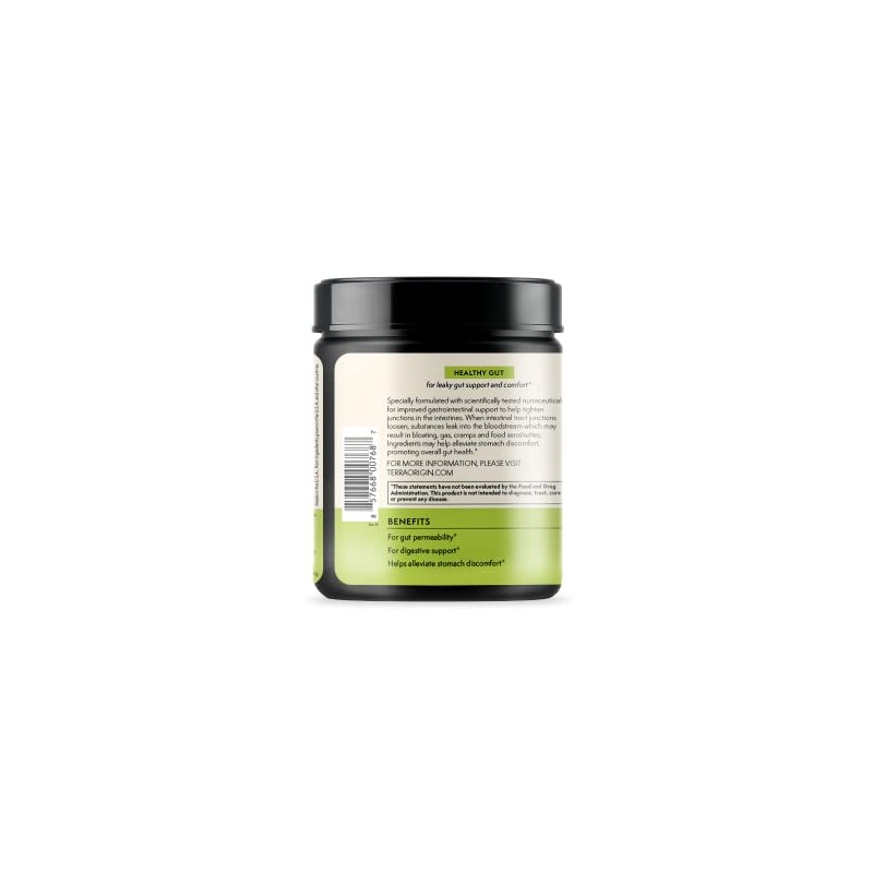 TERRA ORIGIN- Healthy Gut Green Apple 30 porciones con LGlutamina,