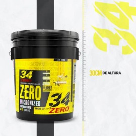 Proteína Whey Isolate 34 Zero 6kg 157 Servs Sabores Sabor Vainilla