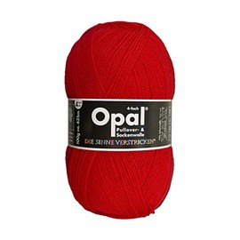 Opal OPAL Sock Yarn Wool Yarn "Uni (Uni) 4-ply 5180 Color"