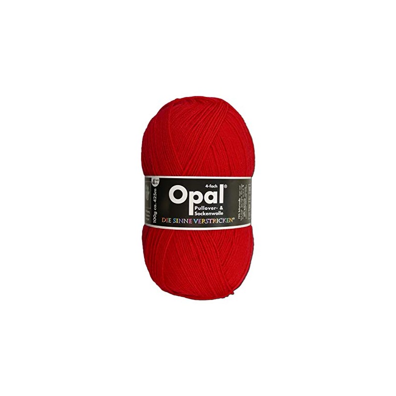 Opal OPAL Sock Yarn Wool Yarn "Uni (Uni) 4-ply 5180