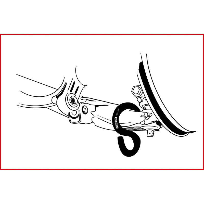 KS Tools 700.1499 Universal Axle Lever Hook