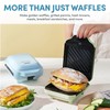 AROMA® 3-in-1 Panini Press, Sandwich Grill, and Waffle Maker with