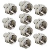 RFAdapter Coax Cap Cover, 75 Ohm Terminator, 10 Pack, Coax