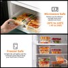 Emuardoe Meal Prep Containers,50 Pack 1 Compartment Food Storage Containers