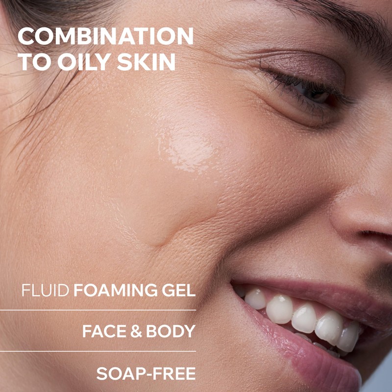 Uriage Hyseac Anti-Blemish Foaming Cleansing Gel for Face & Back